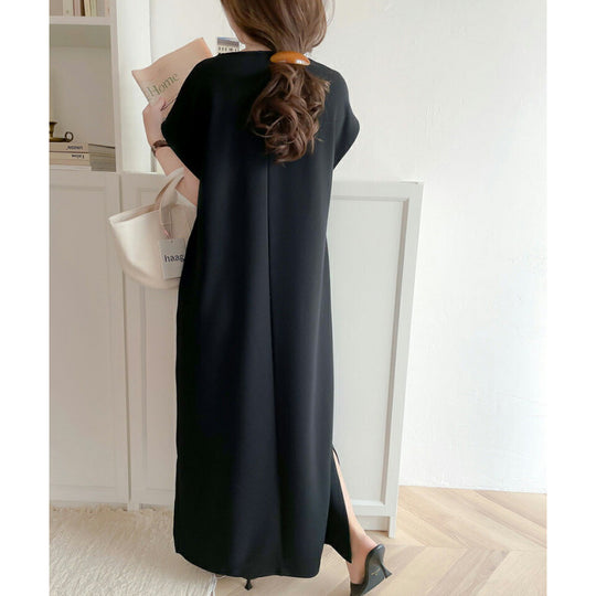 Damen Elegante Lässige Tunika Kleid EB