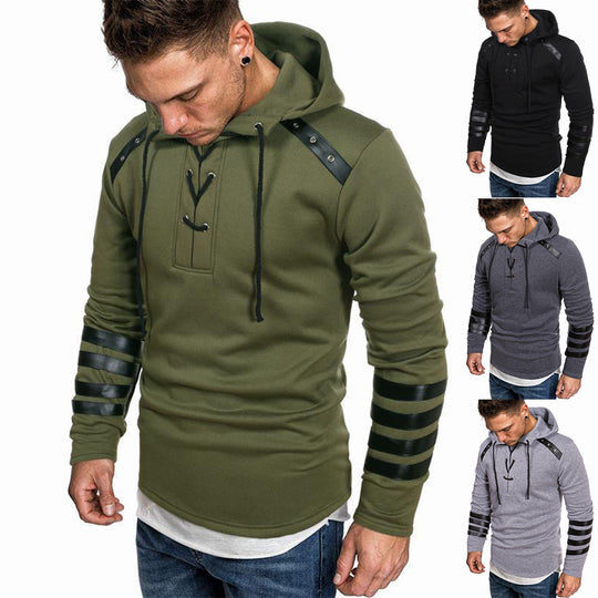 Herren lässiger Hoodie mit akzenten EB