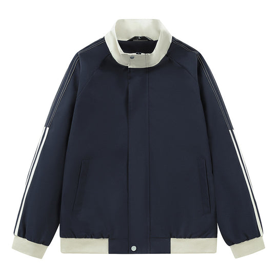 Damen sportliche Übergangsjacke mit hohem Kragen und seitlichen Eingrifftaschen EB