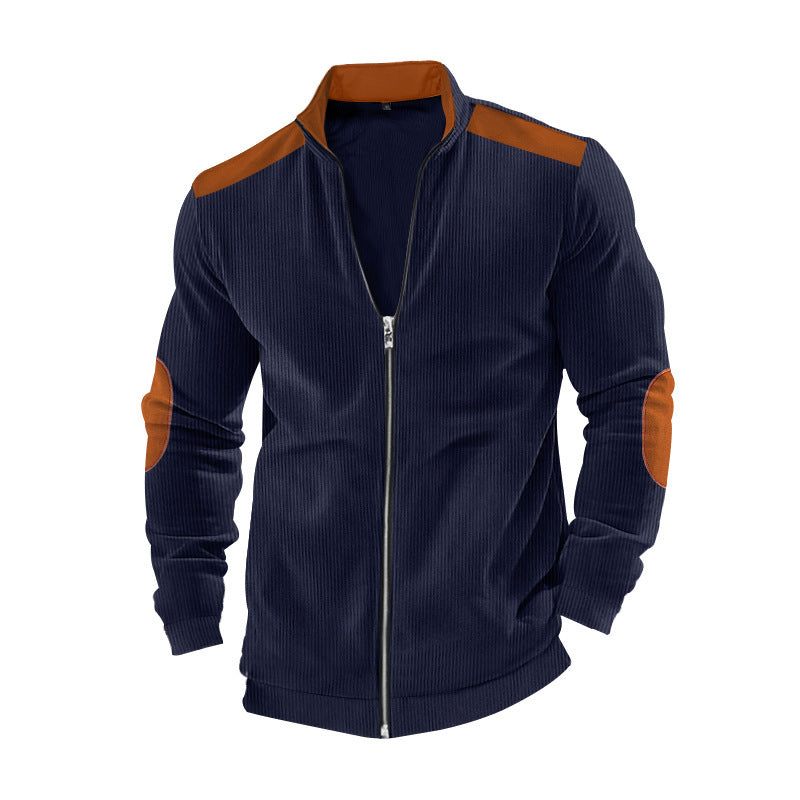 Herren Sportliche Jacke mit Reißverschluss und modischen Akzenten EB