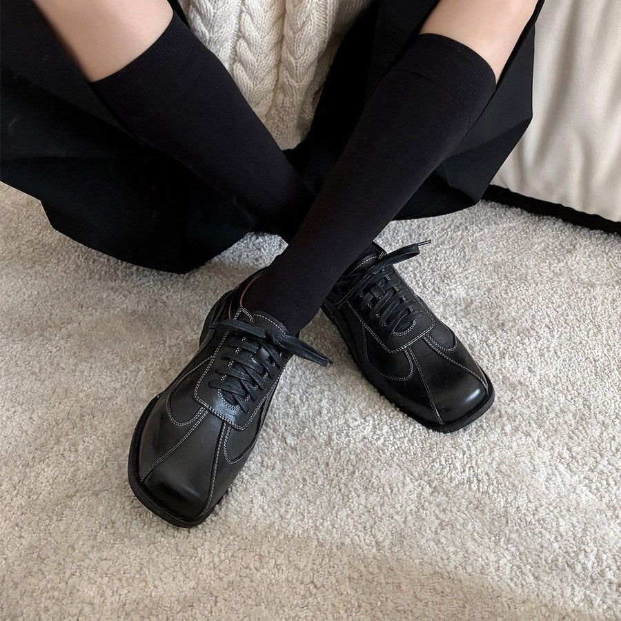 Damen Komfortable Schnürschuhe mit atmungsaktiver Innensohle und sportlichem Design EB