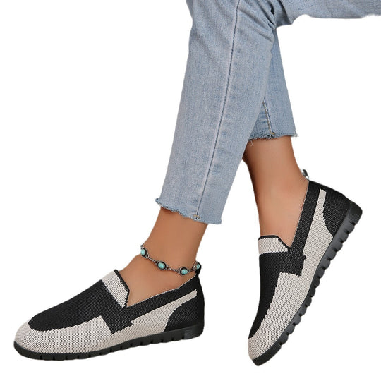 Damen atmungsaktive Ballerinas aus flexiblem Gewebe EB