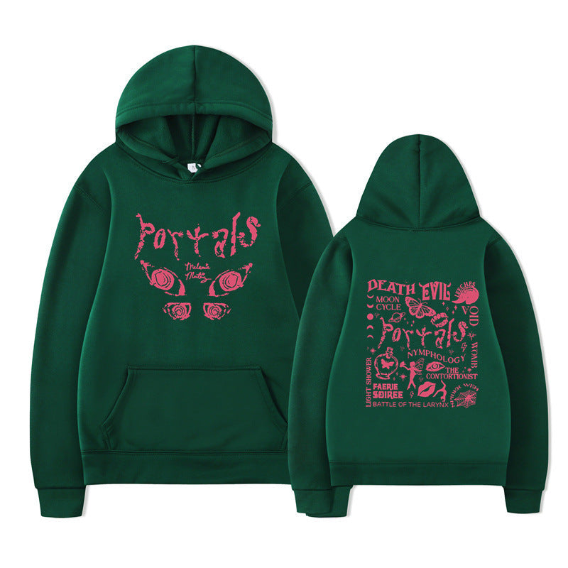 Damen Kapuzenpullover mit kreativem Motiv und bequemer Passform EB