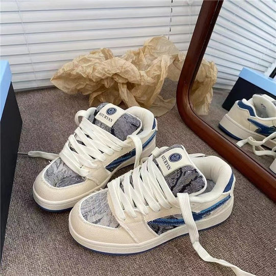 Damen Sportliche Sneakers mit innovativer Oberflächenstruktur und bequemer Dämpfung EB