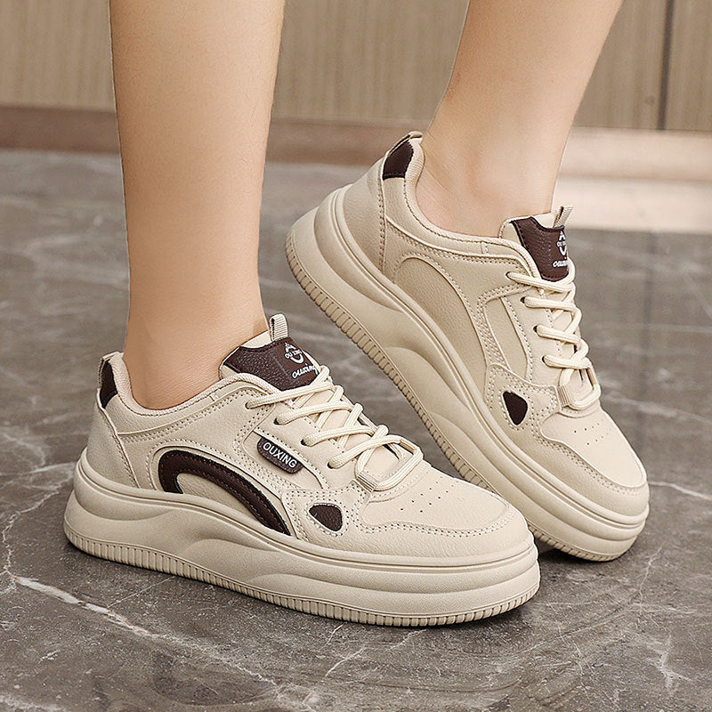 Damen sportliche Sneakers mit dämpfender Sohle und atmungsaktivem Obermaterial EB