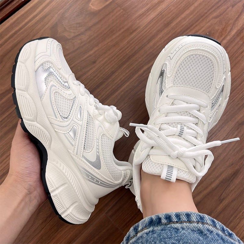 Damen Sportliche Sneaker mit ergonomischer Dämpfung und atmungsaktiver Mesh-Oberfläche EB
