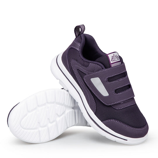 Damen Freizeitsneaker mit verstellbarem Klettverschluss und atmungsaktiver Mesh-Oberfläche EB
