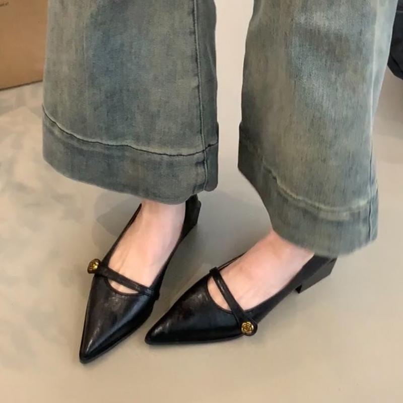 Damen Elegante Absatzschuhe mit feinem Riemendetail und modischem Blockabsatz EB