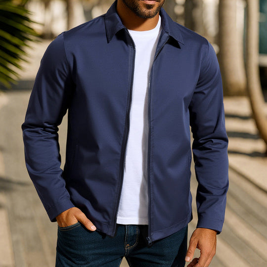 Herren lässige Freizeitjacke mit innovativer Windschutztechnologie EB