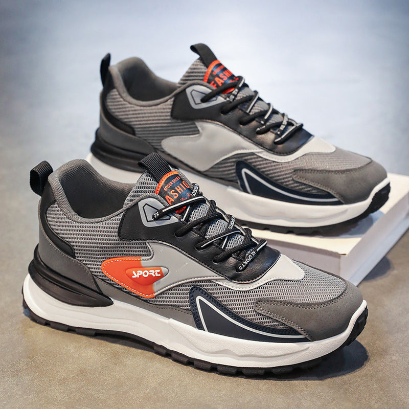 Damen Sportliche Sneakers mit atmungsaktiver Mesh-Konstruktion und dämpfendem Sohlenprofil EB
