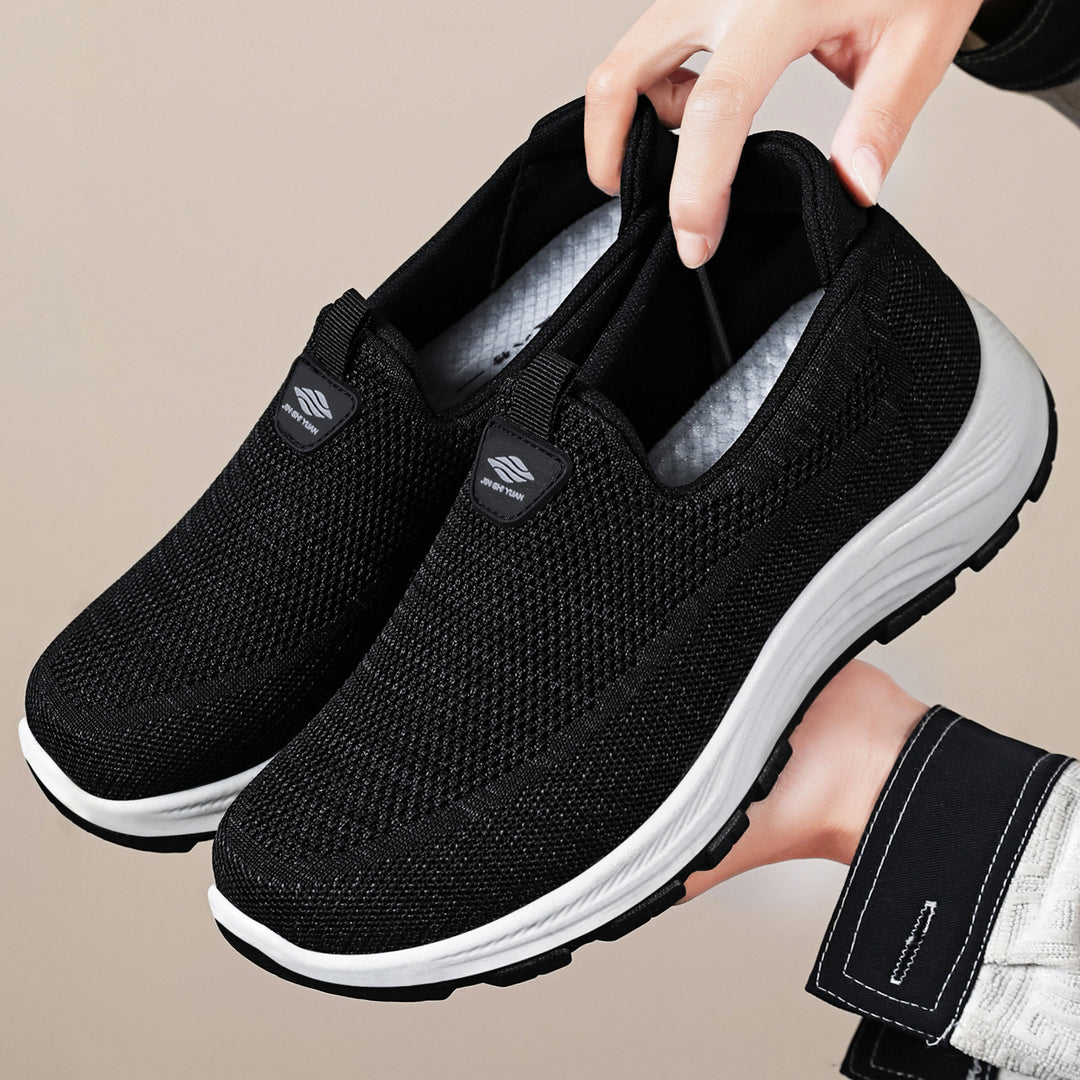 Damen Leichte und atmungsaktive Freizeitschuhe mit elastischem Einsatz EB