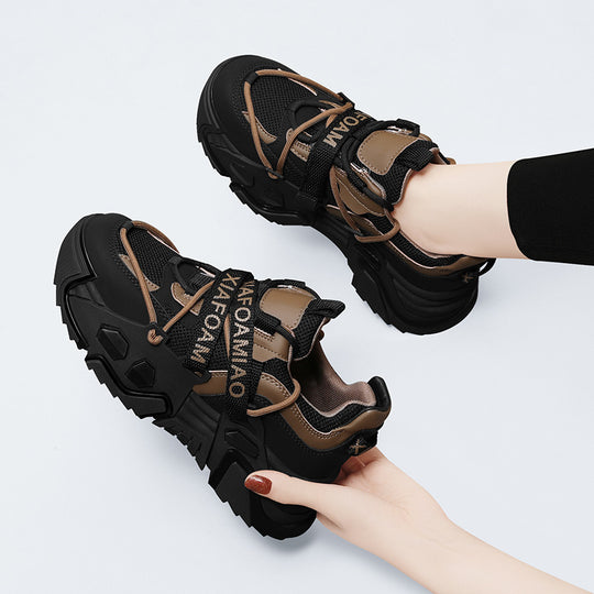 Damen Sportliche Sneakers mit rutschfester Sohle und atmungsaktivem Obermaterial EB