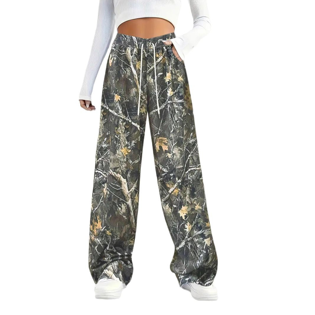 Damen Camouflage Freizeit-Hosen EB