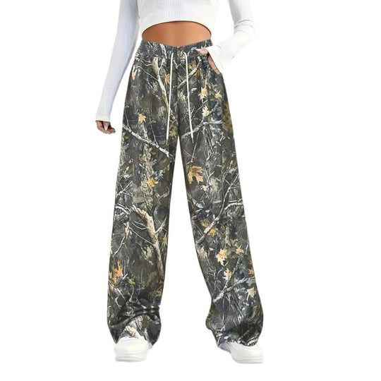 Damen Camouflage Freizeit-Hosen EB