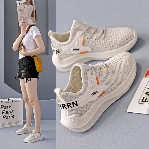 Damen Leichte Trail-Sneaker mit atmungsaktivem Obermaterial und rutschfester Sohle EB