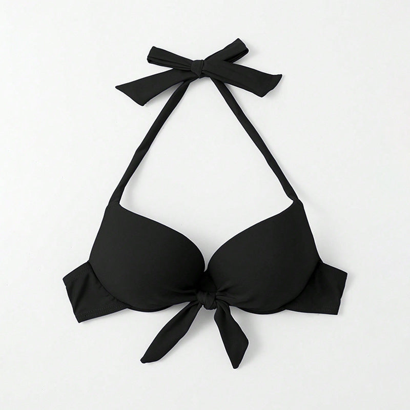 Damen Push-Up-Bikini-Top mit elegantem Schleifen-Design EB
