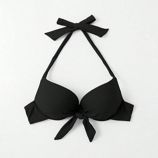 Damen Push-Up-Bikini-Top mit elegantem Schleifen-Design EB
