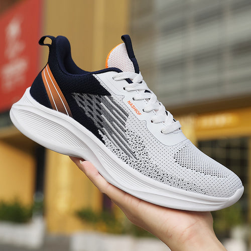Damen Sportliche Laufschuhe mit atmungsaktivem Mesh-Obermaterial und flexiblem Sohlenprofil EB
