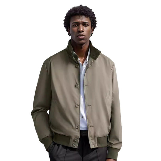 Herren sportliche Übergangsjacke mit Reißverschluss EB