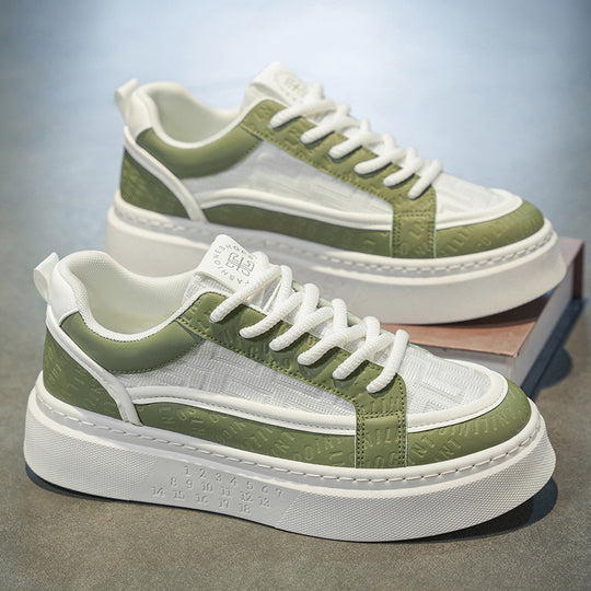 Damen Chunky Sneaker mit atmungsaktiver Mesh-Oberfläche und stabiler Sohle EB
