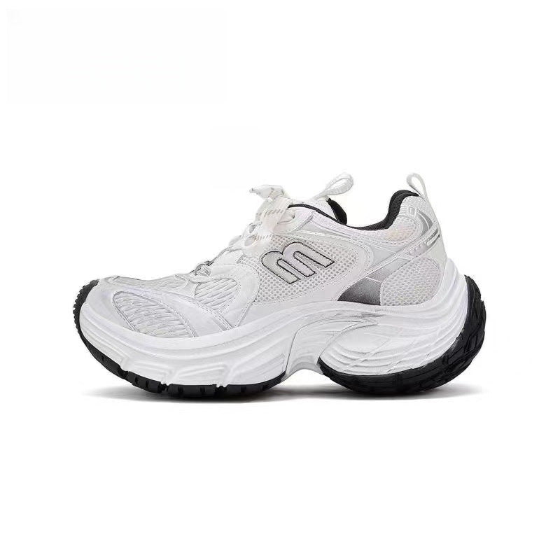 Damen Sportliche Läufersneaker mit ergonomischem Sohlenprofil und atmungsaktivem Mesh-Obermaterial EB