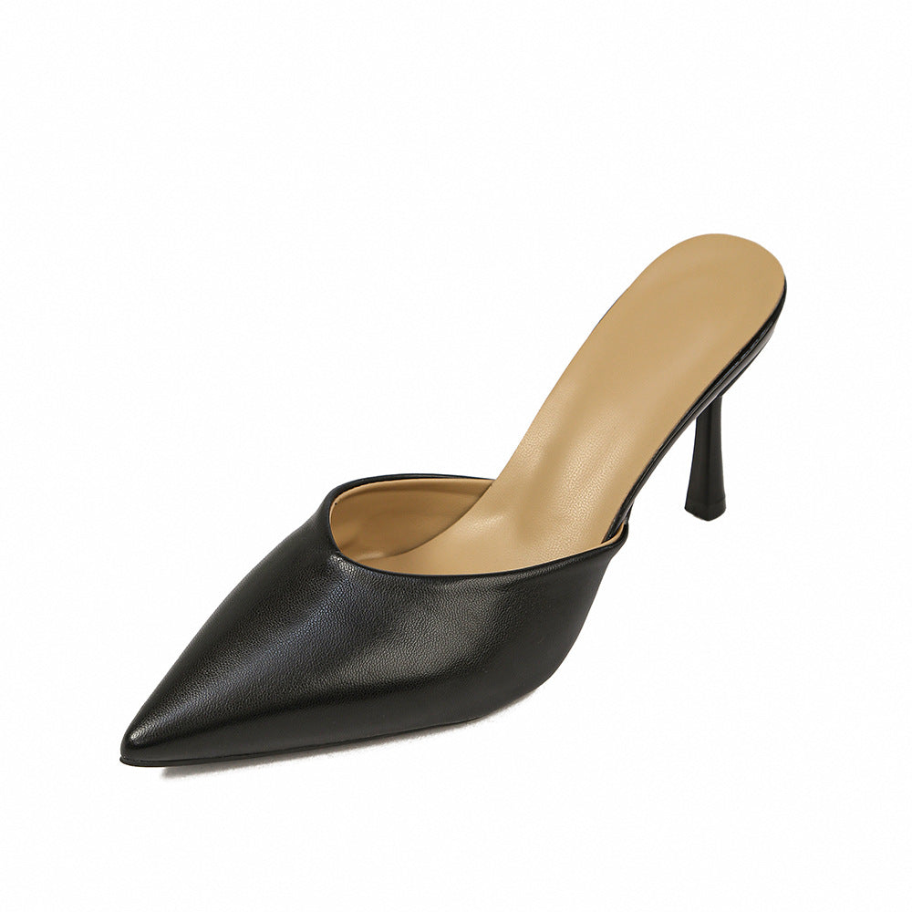 Damen Elegante Slingback-Pumps mit spitzem Zehenbereich und hohem Absatz EB