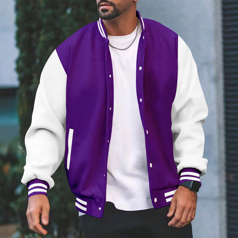 Herren Sportliche Collegejacke EB