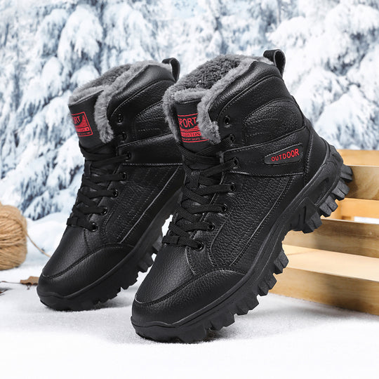 Damen Outdoor-Winterstiefel mit isolierendem Innenfutter und rutschfester Sohle EB