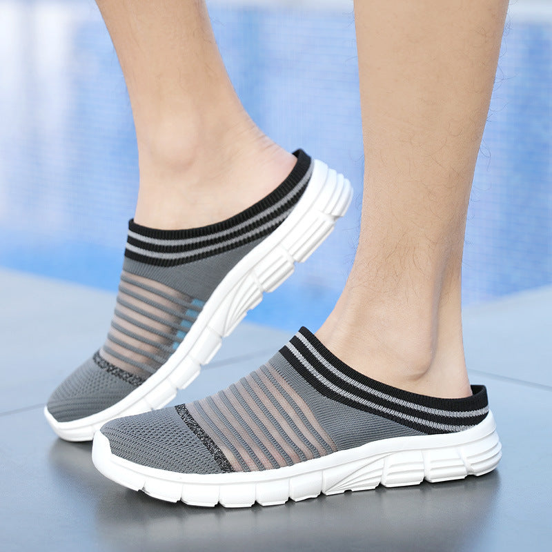 Damen Freizeit-Sneaker mit flexiblem Strick-Obermaterial und rutschfester Sohle EB