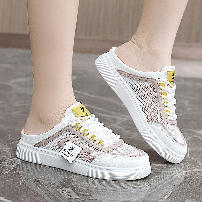 Damen Atmungsaktive Slip-On Sneakers mit elegantem Mesh-Design EB