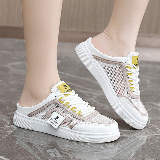 Damen Atmungsaktive Slip-On Sneakers mit elegantem Mesh-Design EB