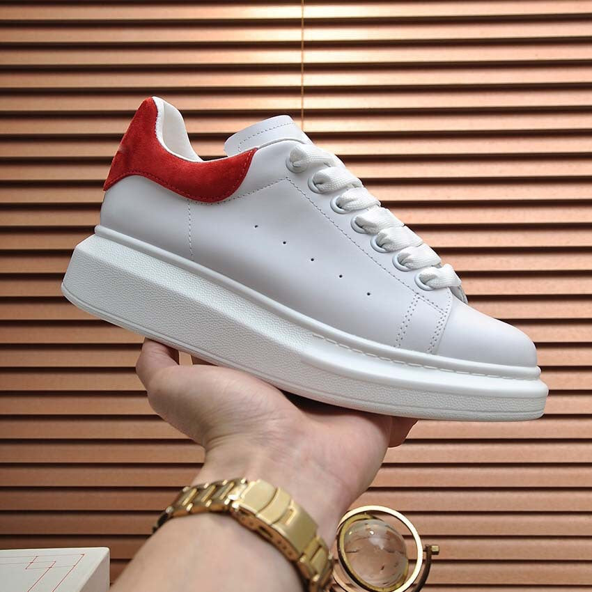 Damen Modische Sneakers mit hochwertiger Lederstruktur und bequemer Dämpfung EB