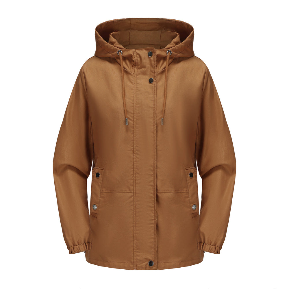 Damen leichte Windjacke mit verstellbarem Bund EB