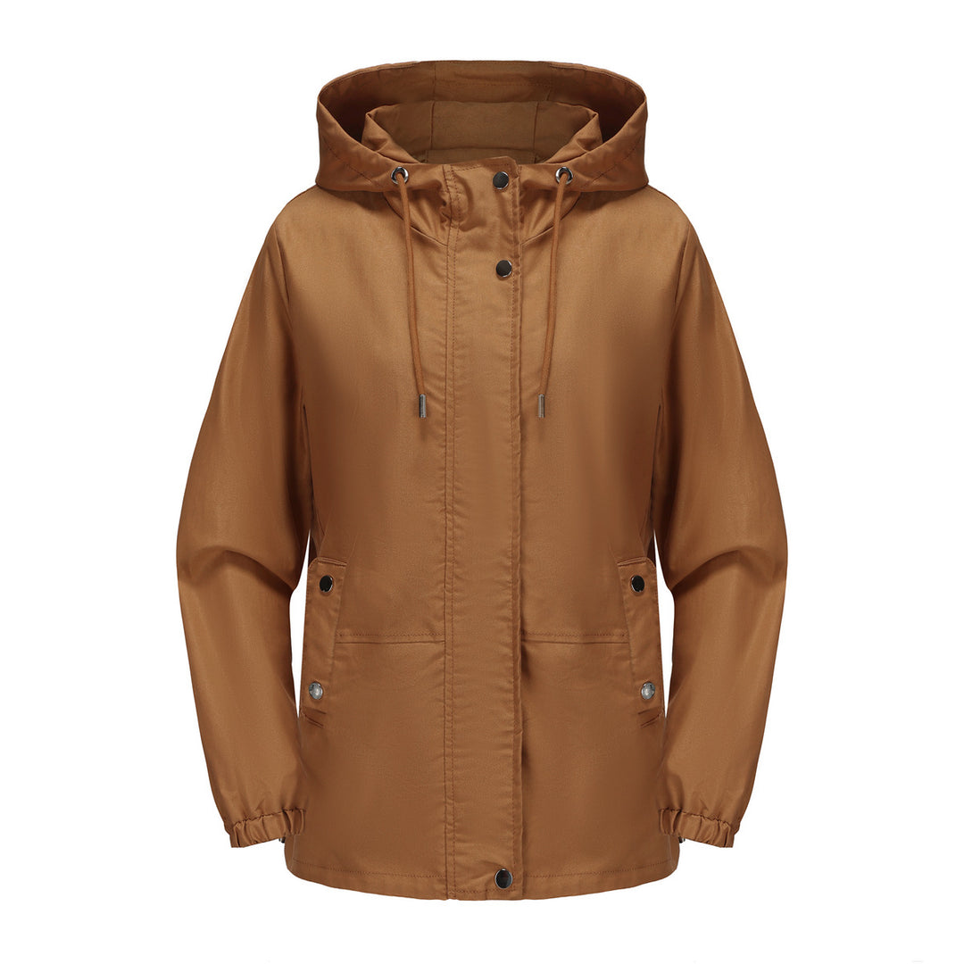 Damen leichte Windjacke mit verstellbarem Bund EB