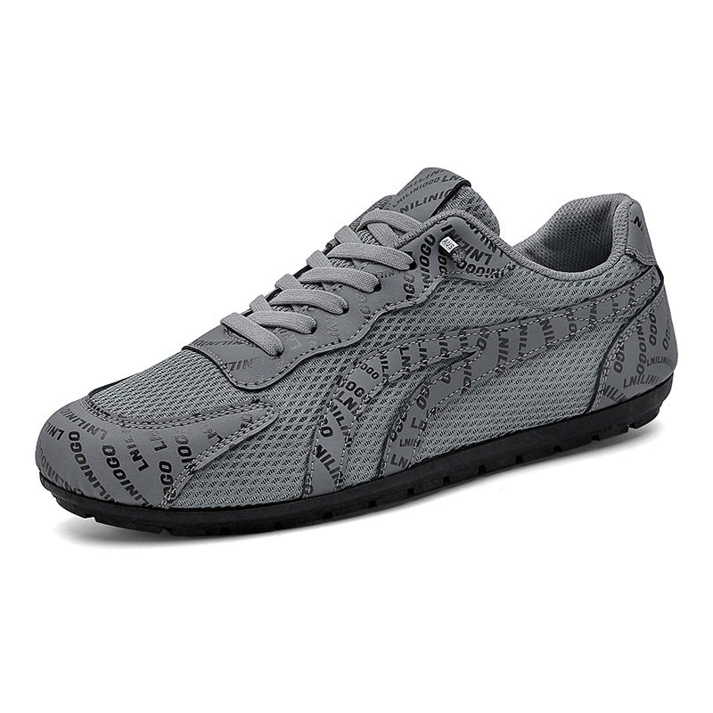 Damen Sportliche Sneakers mit atmungsaktiven Mesh-Obermaterial und rutschfester Sohle EB