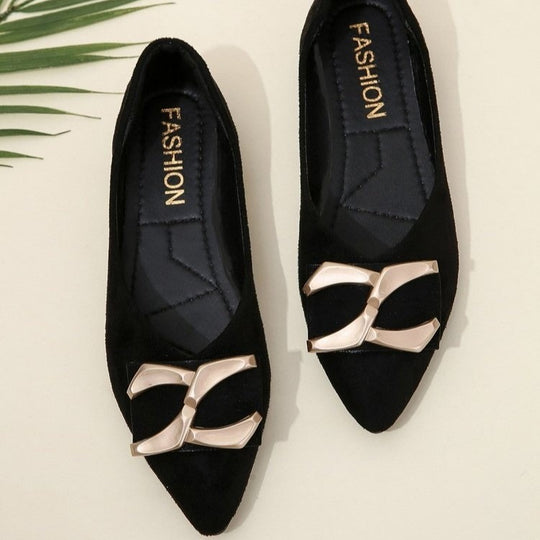Damen Ballerinas mit modischem Schleifen-Detail EB