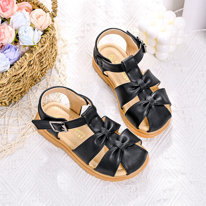 Damen Komfortable Sandalen mit Schleifen EB
