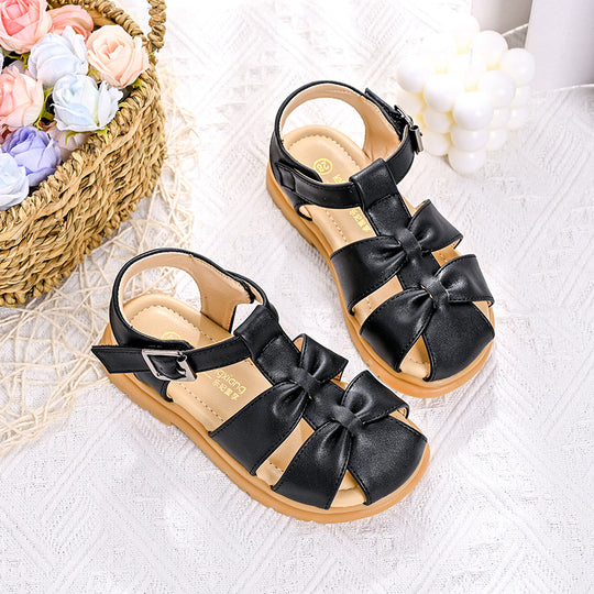 Damen Komfortable Sandalen mit Schleifen EB