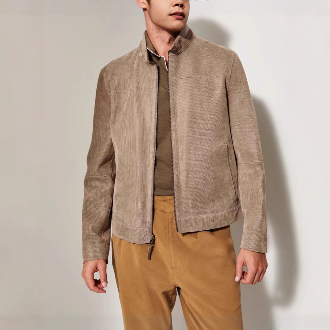 Herren jacke im modernen Schnitt mit strukturiertem Obermaterial EB