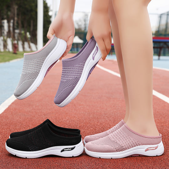 Damen Komfortable und atmungsaktive Slip-On Schuhe EB