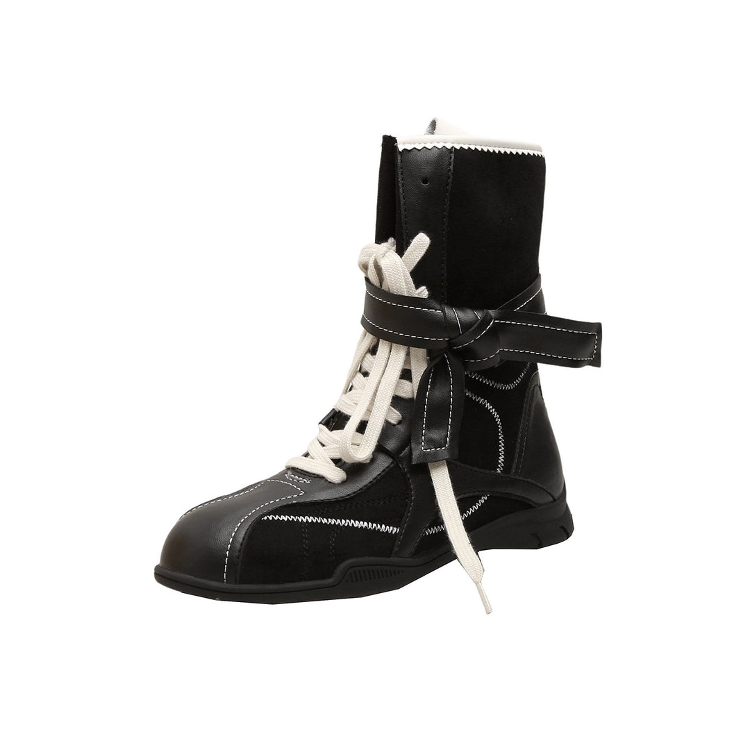 Damen Schnürboot mit elegantem Riemen und trendiger Gestaltung EB