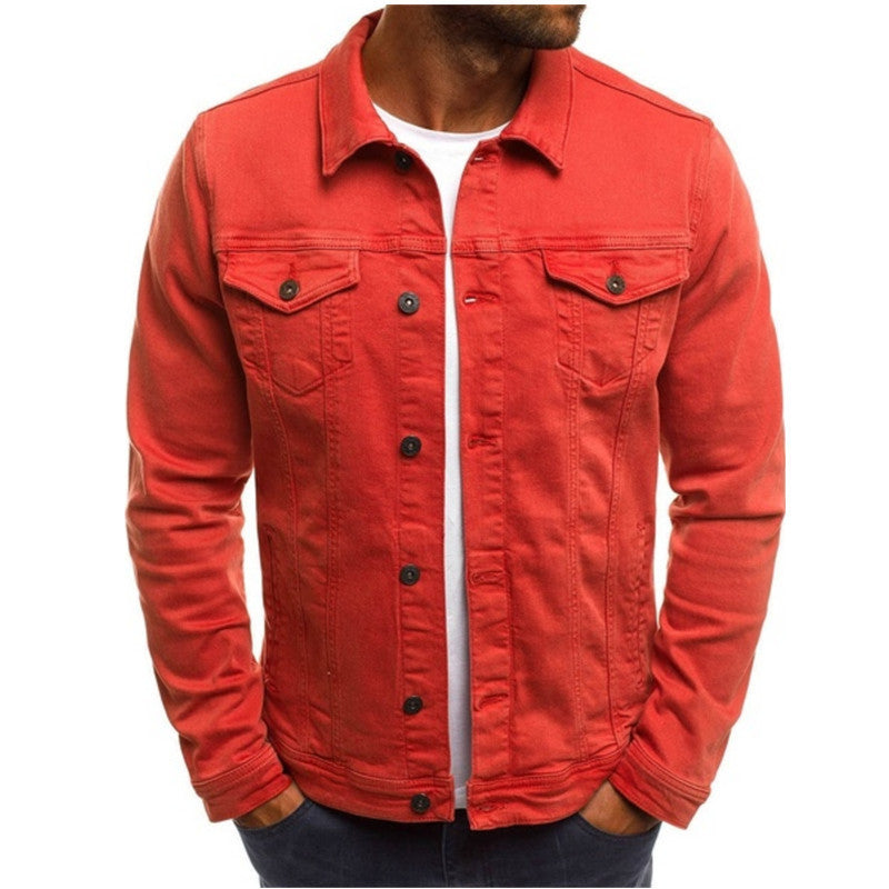 Herren Jeansjacke im modernen Design mit praktischen Brusttaschen EB