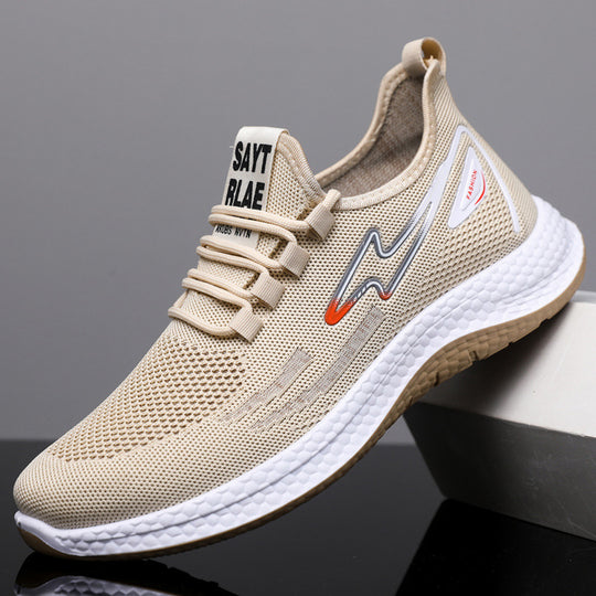 Damen Sportliche Laufschuhe mit atmungsaktivem Mesh-Obermaterial und flexibler Sohle EB