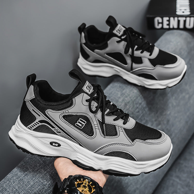 Damen Sportliche Sneakers mit atmungsaktivem Mesh-Obermaterial und rutschfester Außensohle EB