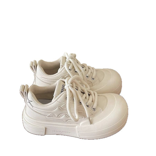 Damen Trendige Plattform Sneakers mit extra dämpfender Sohle und atmungsaktivem Obermaterial EB