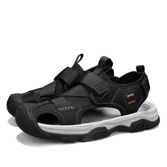 Damen Sportliche Freizeitsandalen mit verstellbarem Klettverschluss und rutschfester Sohle EB