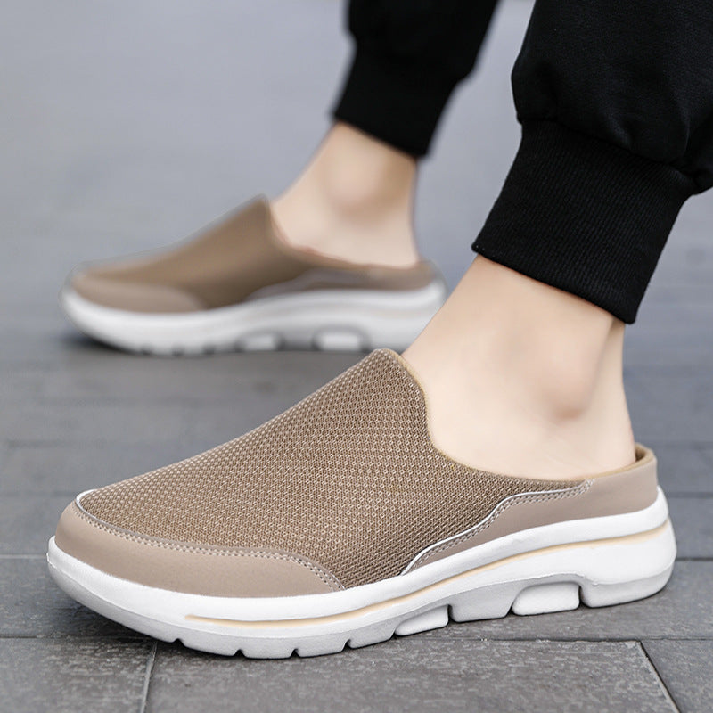 Damen Atmungsaktive Slip-On Freizeitschuhe mit dämpfender Sohle EB