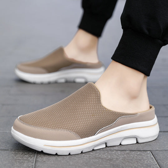 Damen Atmungsaktive Slip-On Freizeitschuhe mit dämpfender Sohle EB