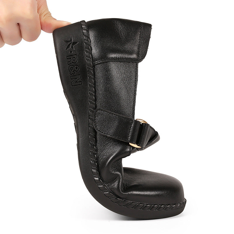 Damen Komfortable Slipper mit modischer Schnallenverzierung und anatomischem Fußbett EB