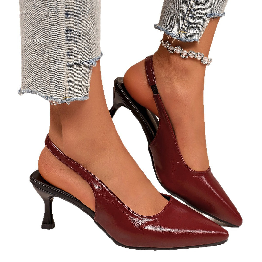Damen Slingback-Pumps mit elegantem spitzem Design und dezentem Absatz EB